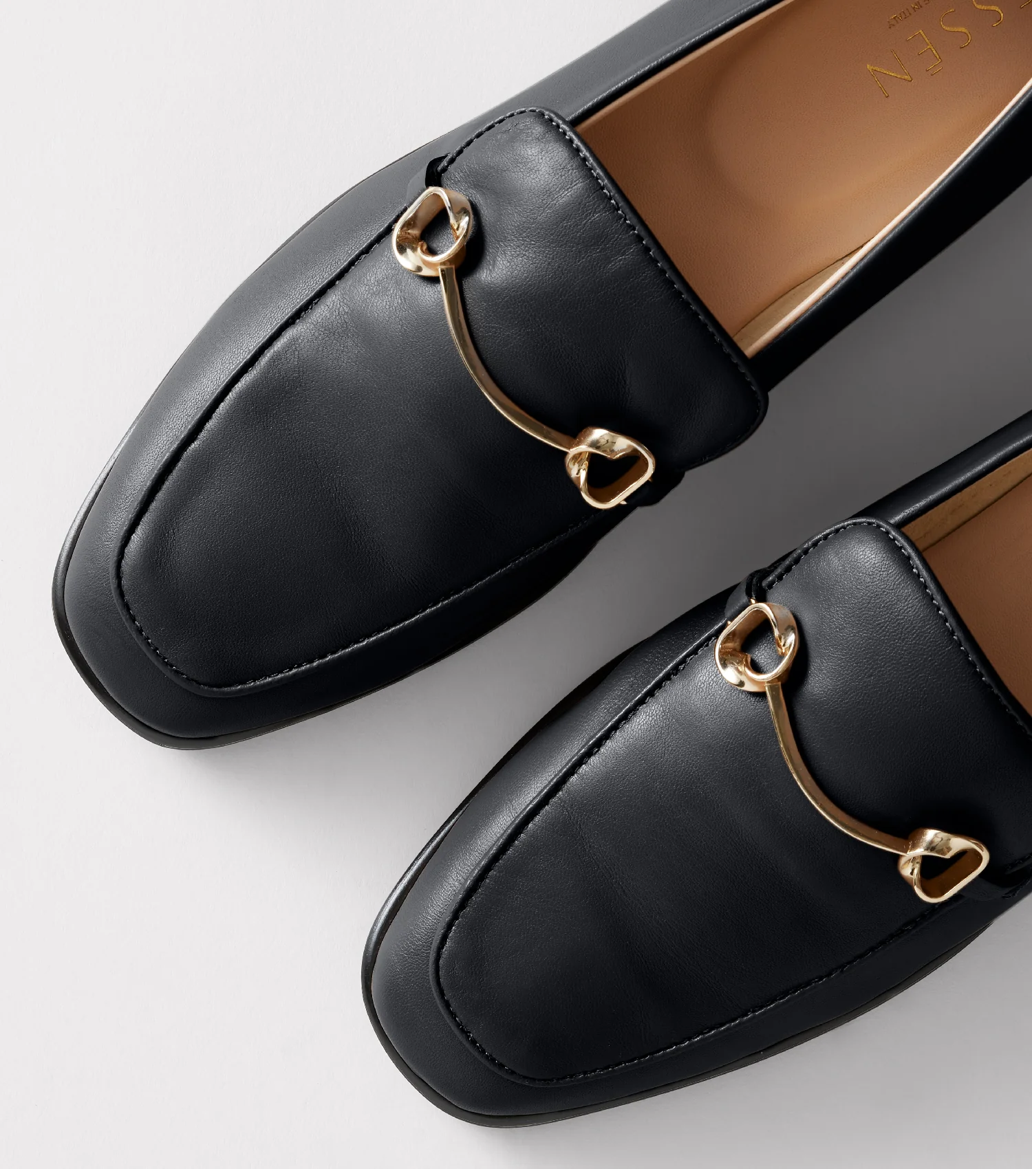 The Modern Moccasin - Black with hardware - Image 7