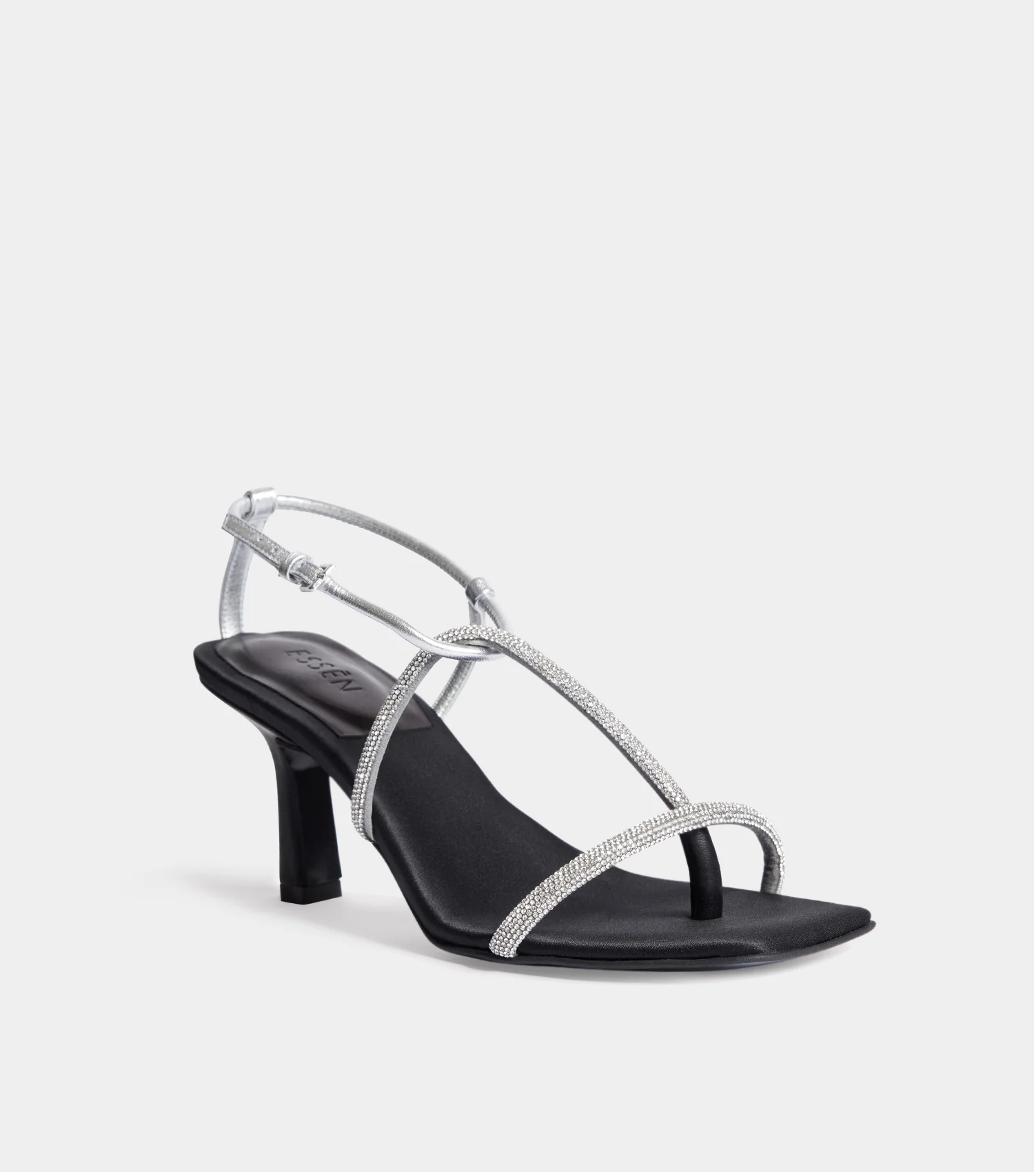 The Strappy Sandal - Crystal - Image 4