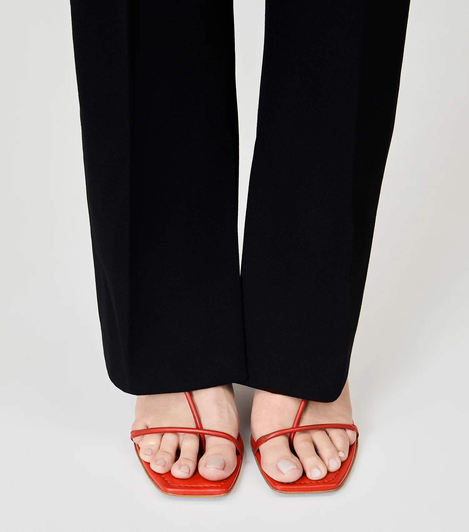 The Strappy Sandal - Red - Image 5